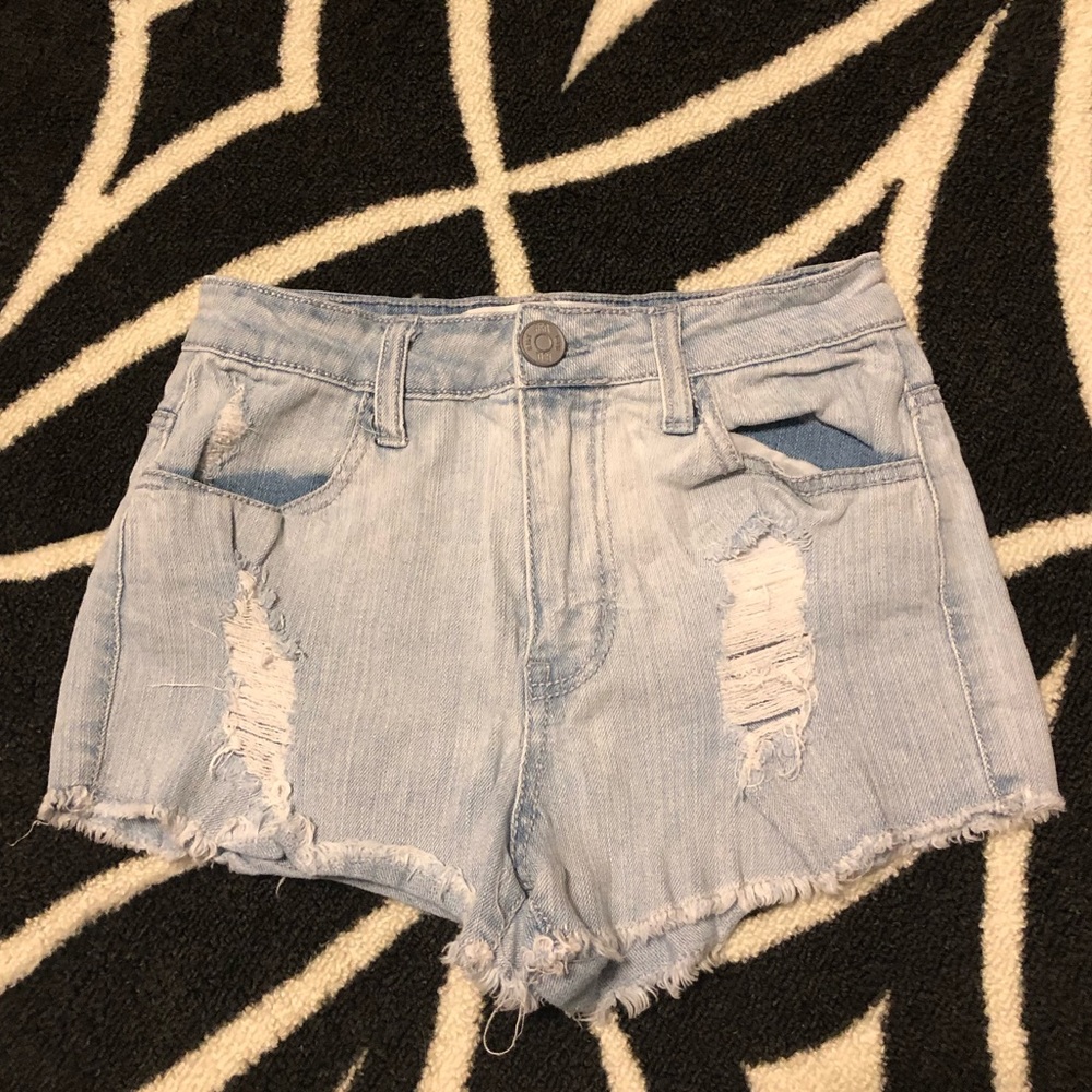 High-waisted Jean Shorts